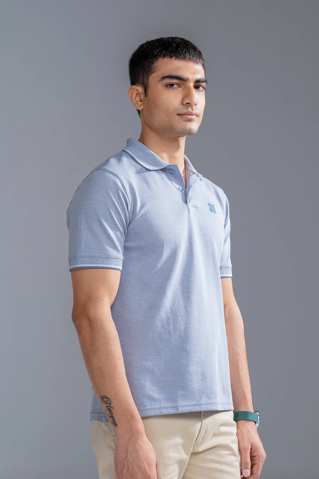 Light Blue Luxury Polo