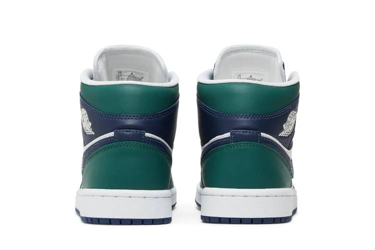 Air Jordan 1 Mid Noble Greenwhite