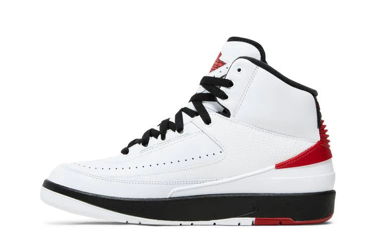 Wmns Air Jordan 2 Retro Whitevarsity Redblack