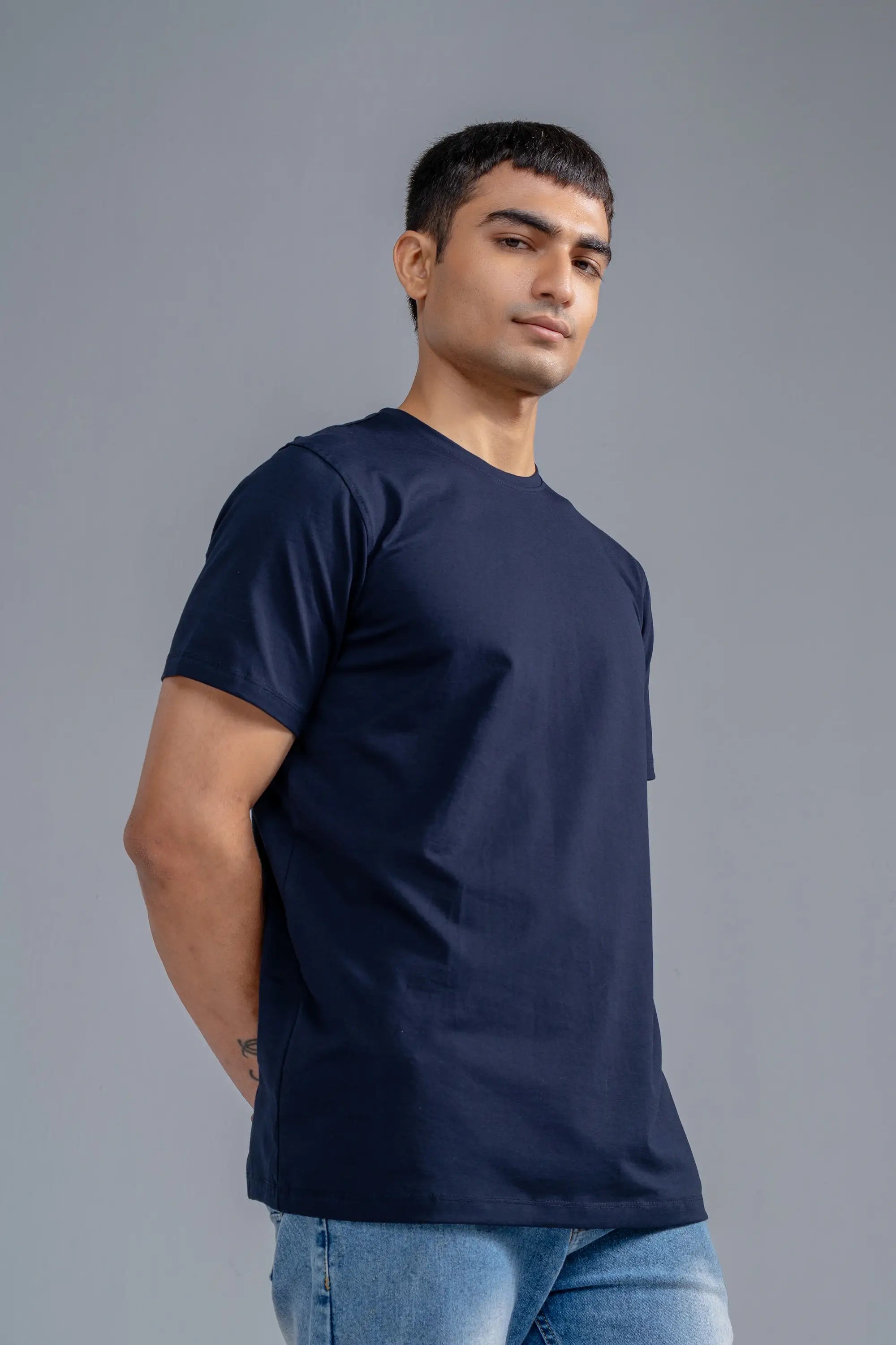 Navy Blue Premium T shirt
