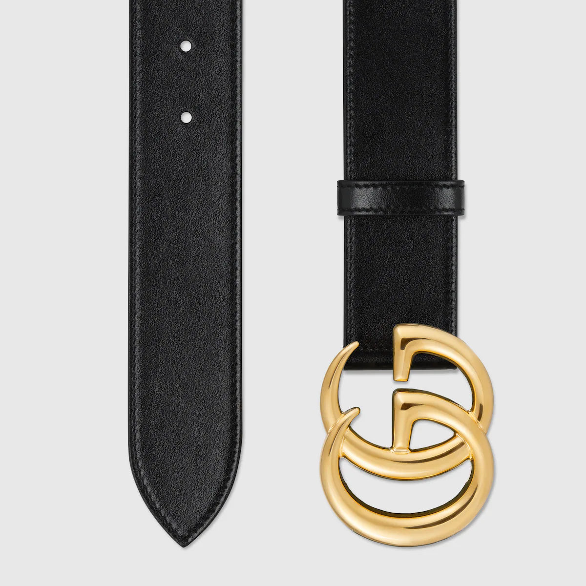 GG Marmont wide belt with shiny buckle