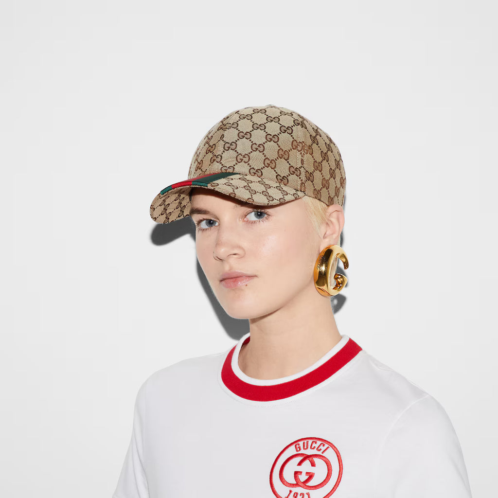 GG canvas baseball hat
