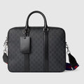 GG Black medium briefcase