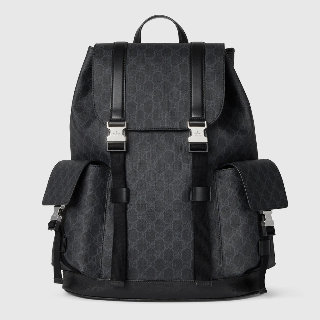 GG Black large backpack