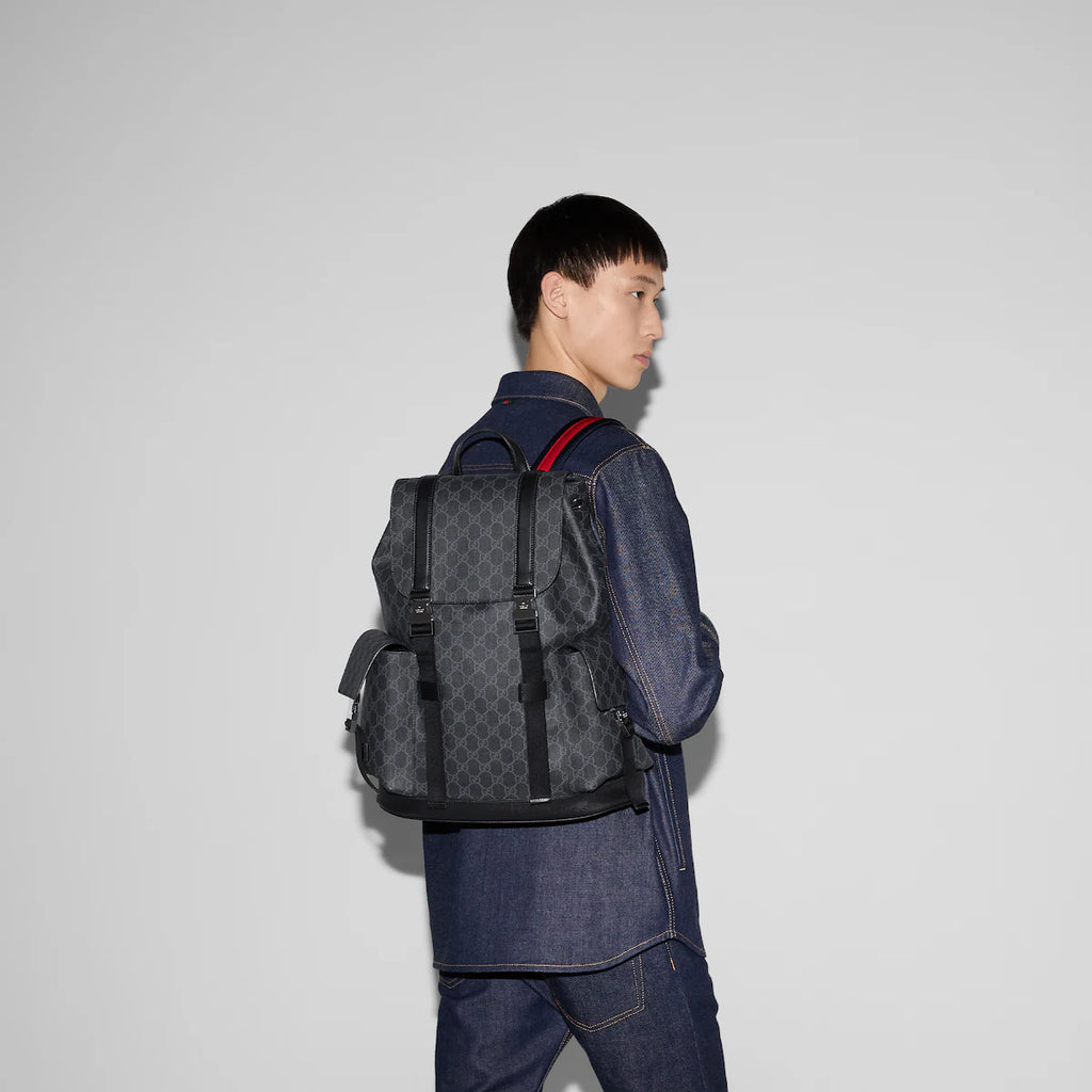 GG Black large backpack
