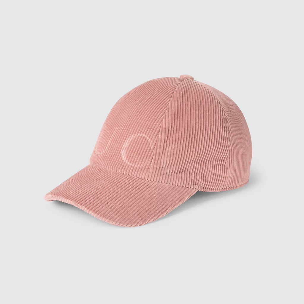 Corduroy baseball hat